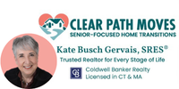 Kate Gervais and Clear Path Moves logo
